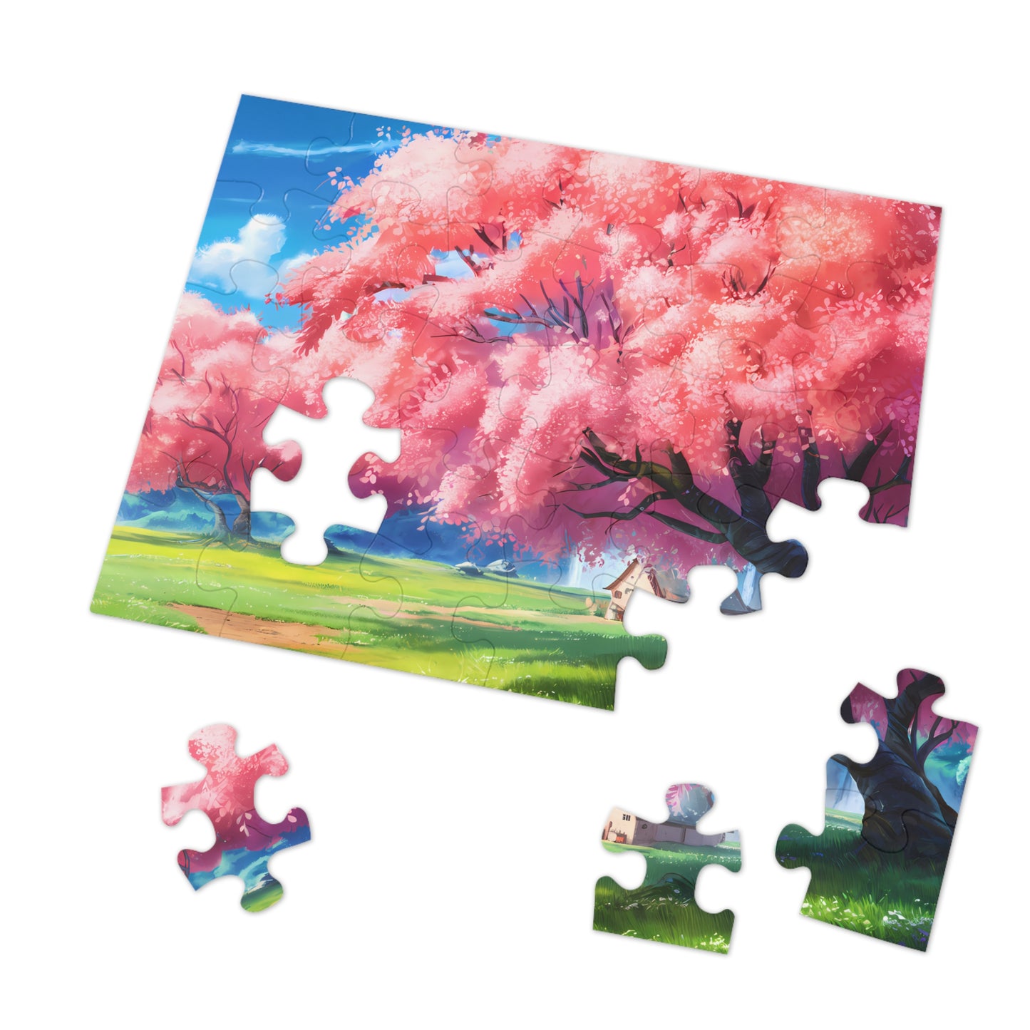 Serenity in Bloom - Jigsaw Puzzle (30, 110, 252, 500,1000-Piece)