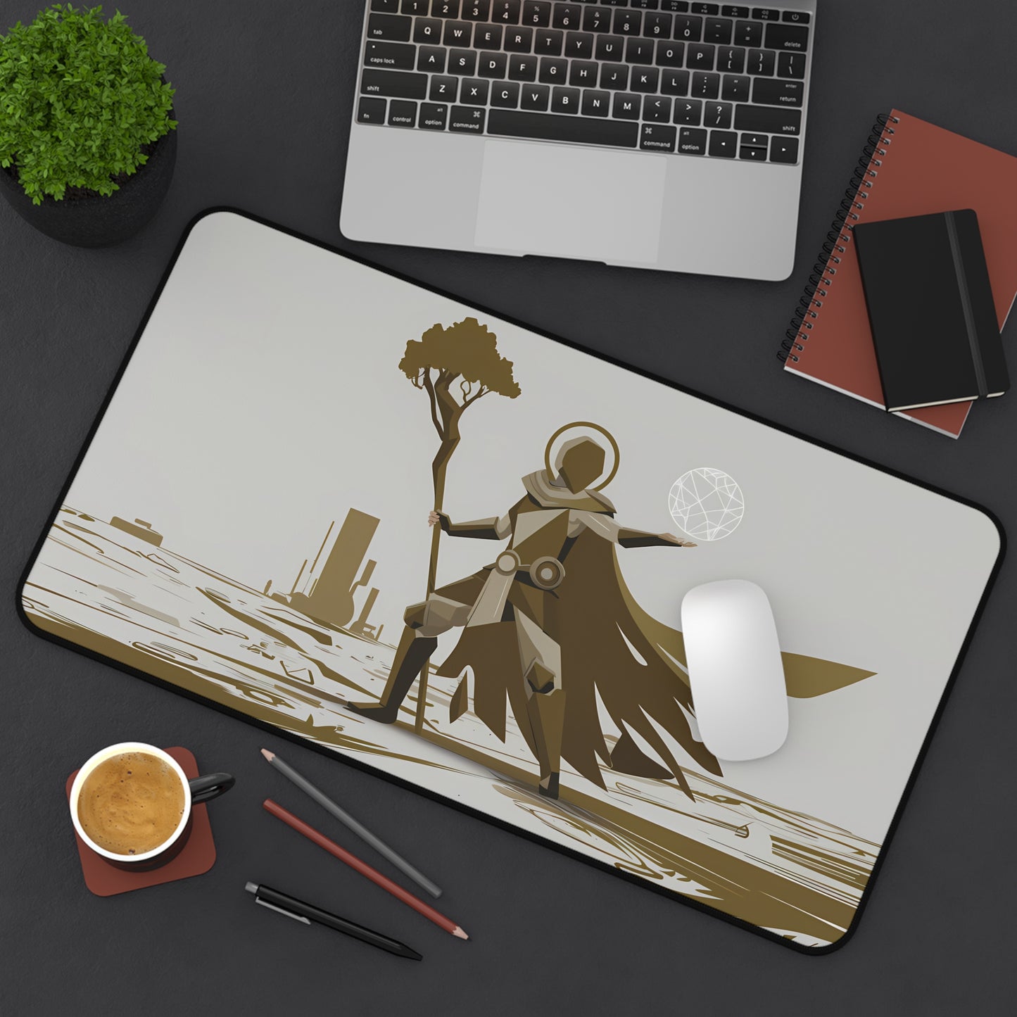 The Guardian of the Arid Realm - Desk Mat