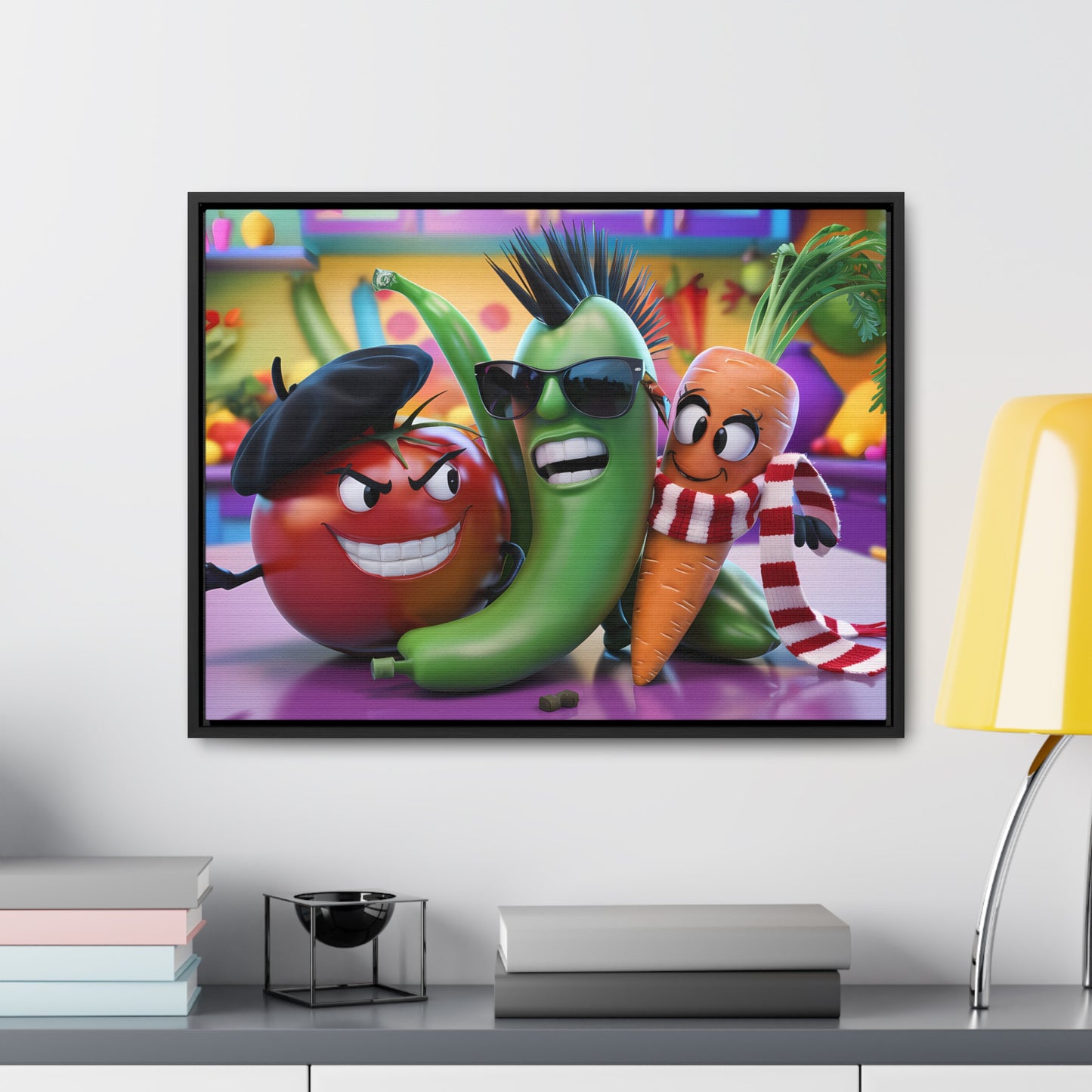 Veggie Rebels - Gallery Canvas Wraps, Horizontal Frame