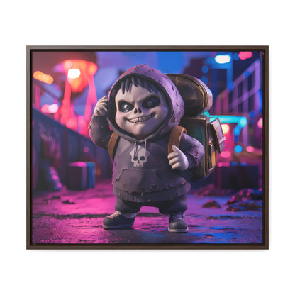 Midnight Mischief - Gallery Canvas Wraps, Horizontal Frame