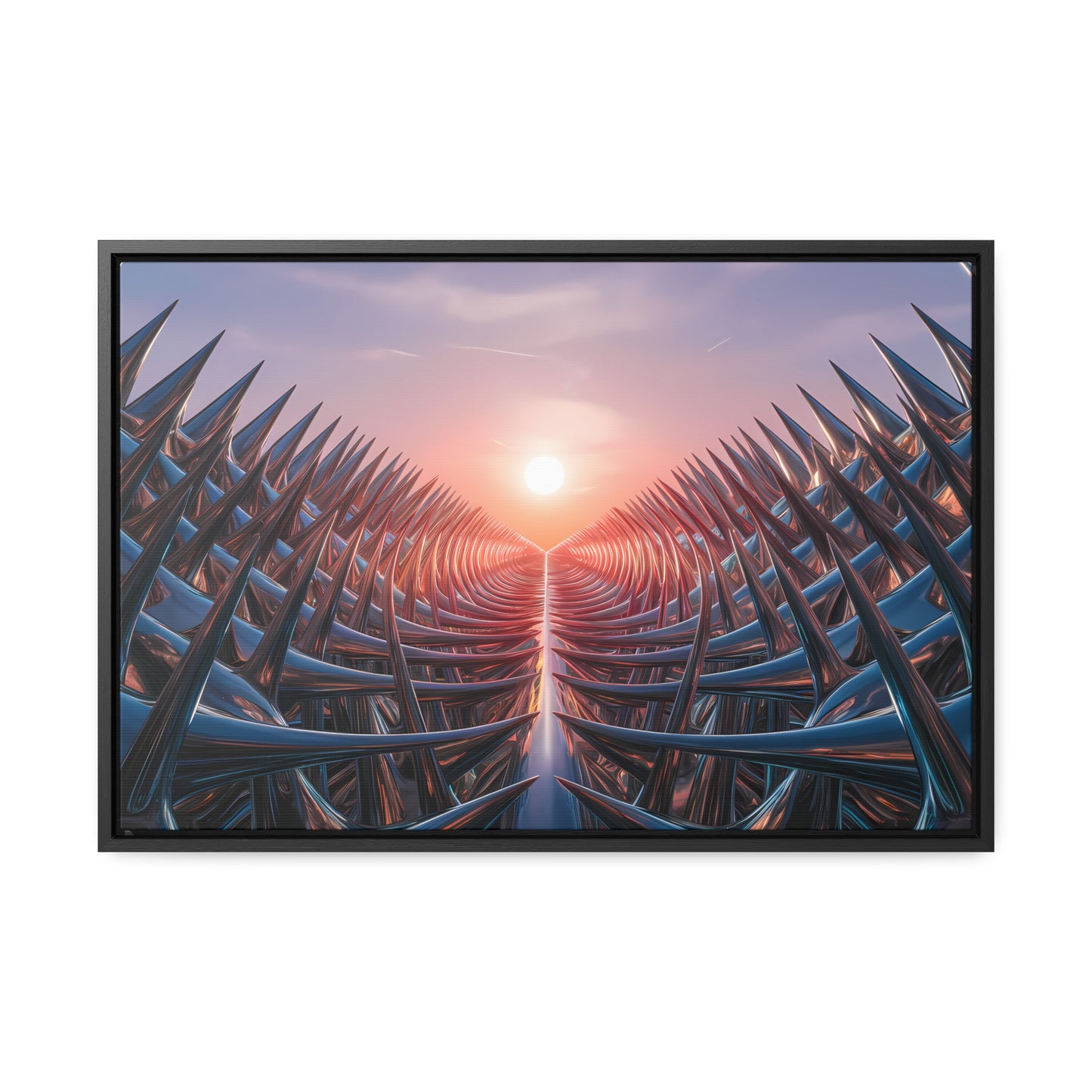 Path of Thorns at Sunrise - Gallery Canvas Wraps, Horizontal Frame