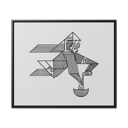 "The Water Bearer" - Gallery Canvas Wraps, Horizontal Frame
