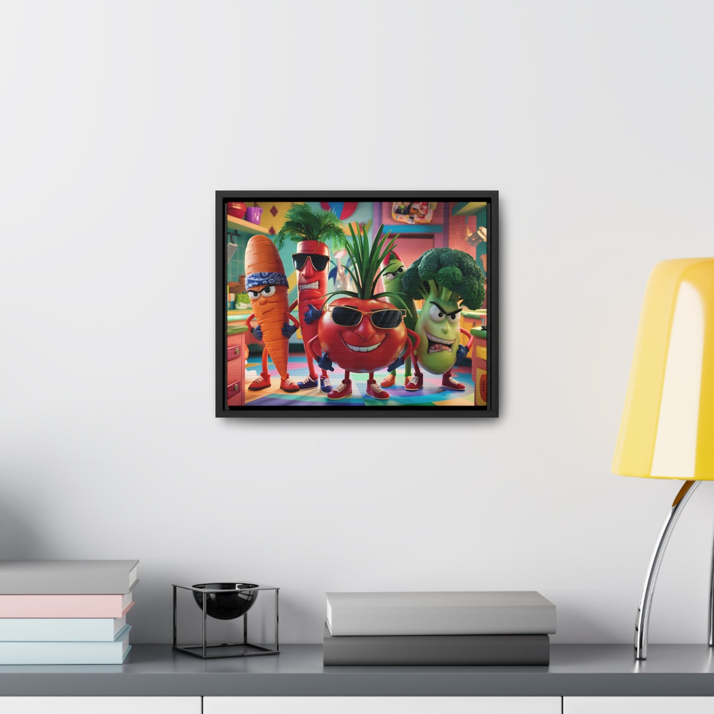 The Veggie Squad's Kitchen Takeover - Gallery Canvas Wraps, Horizontal Frame