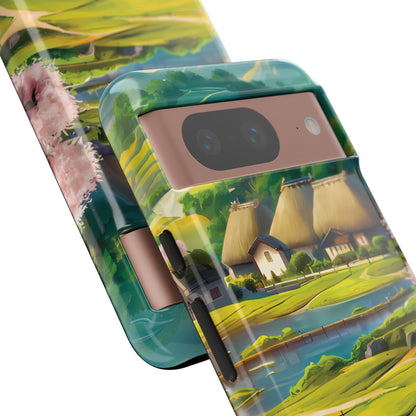 Idyllic Anime Village - Smartphone Tough Cases