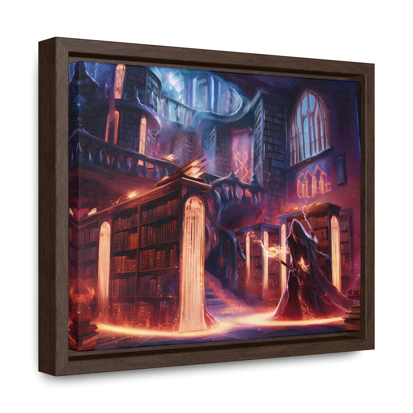 The Arcane Library of Eternal Knowledge - Gallery Canvas Wraps, Horizontal Frame
