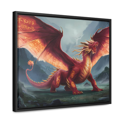 The Inferno Guardian - Gallery Canvas Wraps, Horizontal Frame