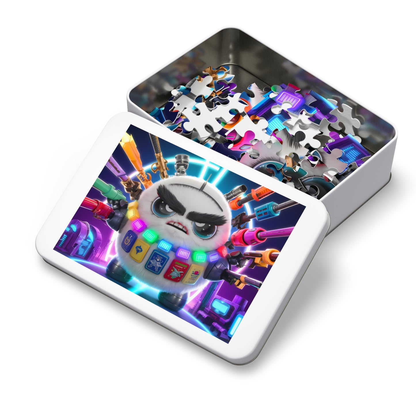 Battle-Ready Fluffbot - Jigsaw Puzzle (30, 110, 252, 500,1000-Piece)