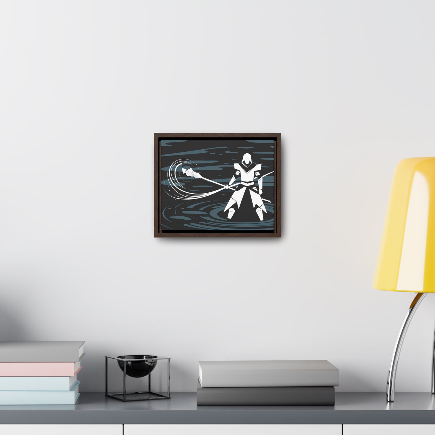"Guardian of the Abyss" - Gallery Canvas Wraps, Horizontal Frame