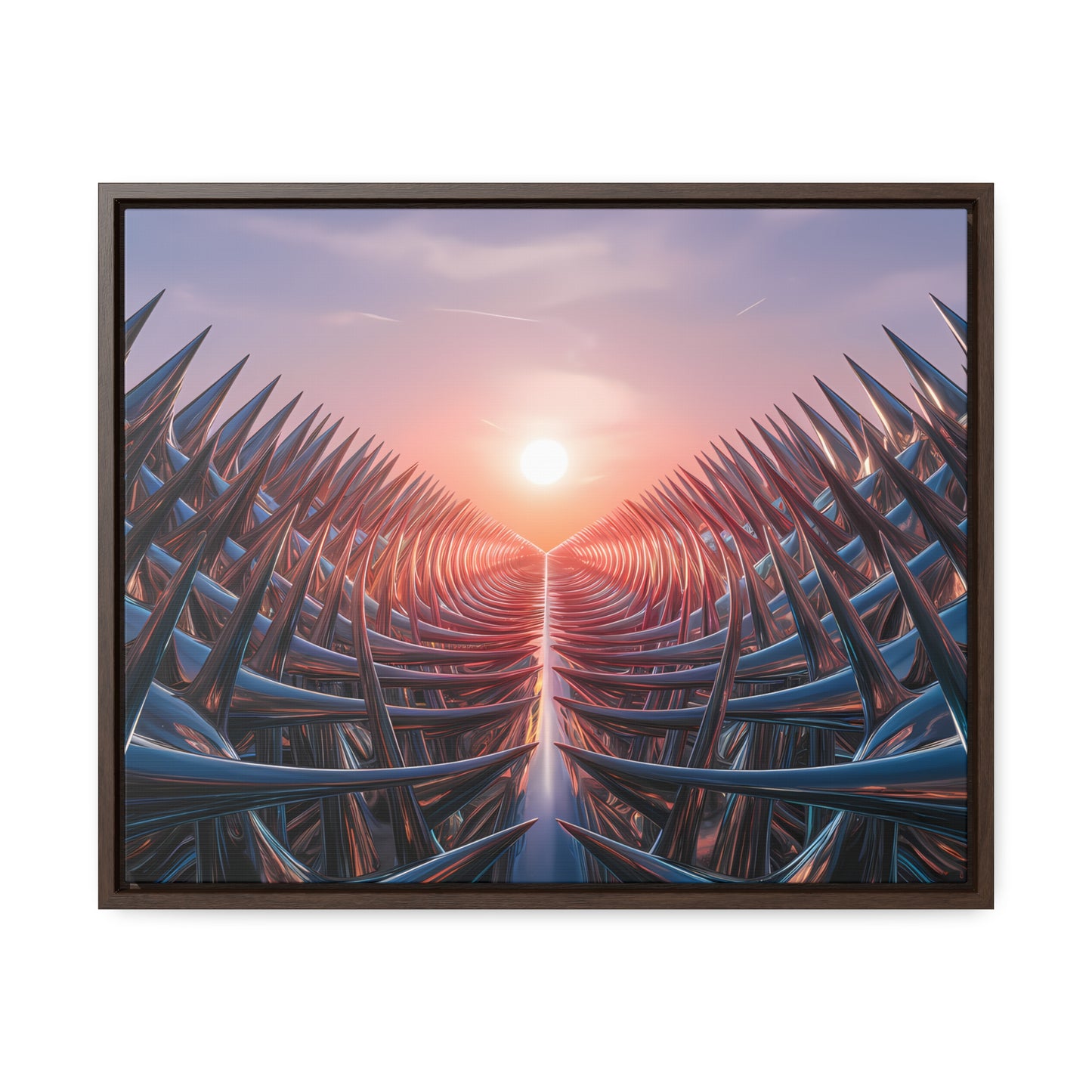 Path of Thorns at Sunrise - Gallery Canvas Wraps, Horizontal Frame