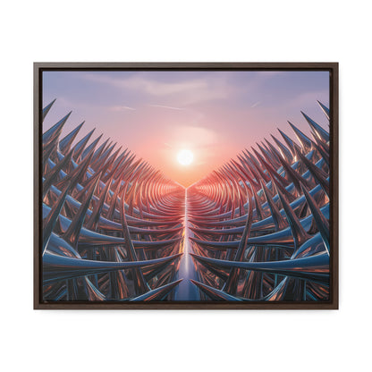 Path of Thorns at Sunrise - Gallery Canvas Wraps, Horizontal Frame