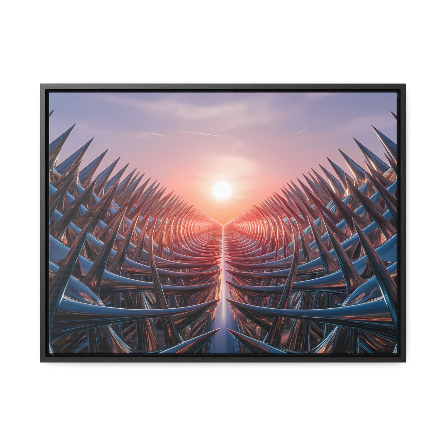 Path of Thorns at Sunrise - Gallery Canvas Wraps, Horizontal Frame