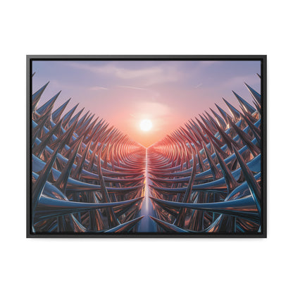 Path of Thorns at Sunrise - Gallery Canvas Wraps, Horizontal Frame