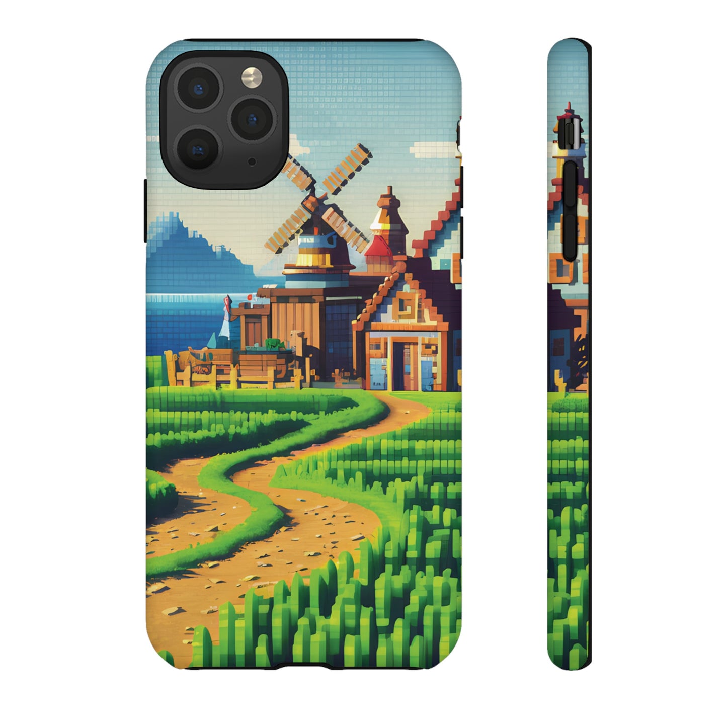 Pixel farming Village - Smartphone Tough Cases