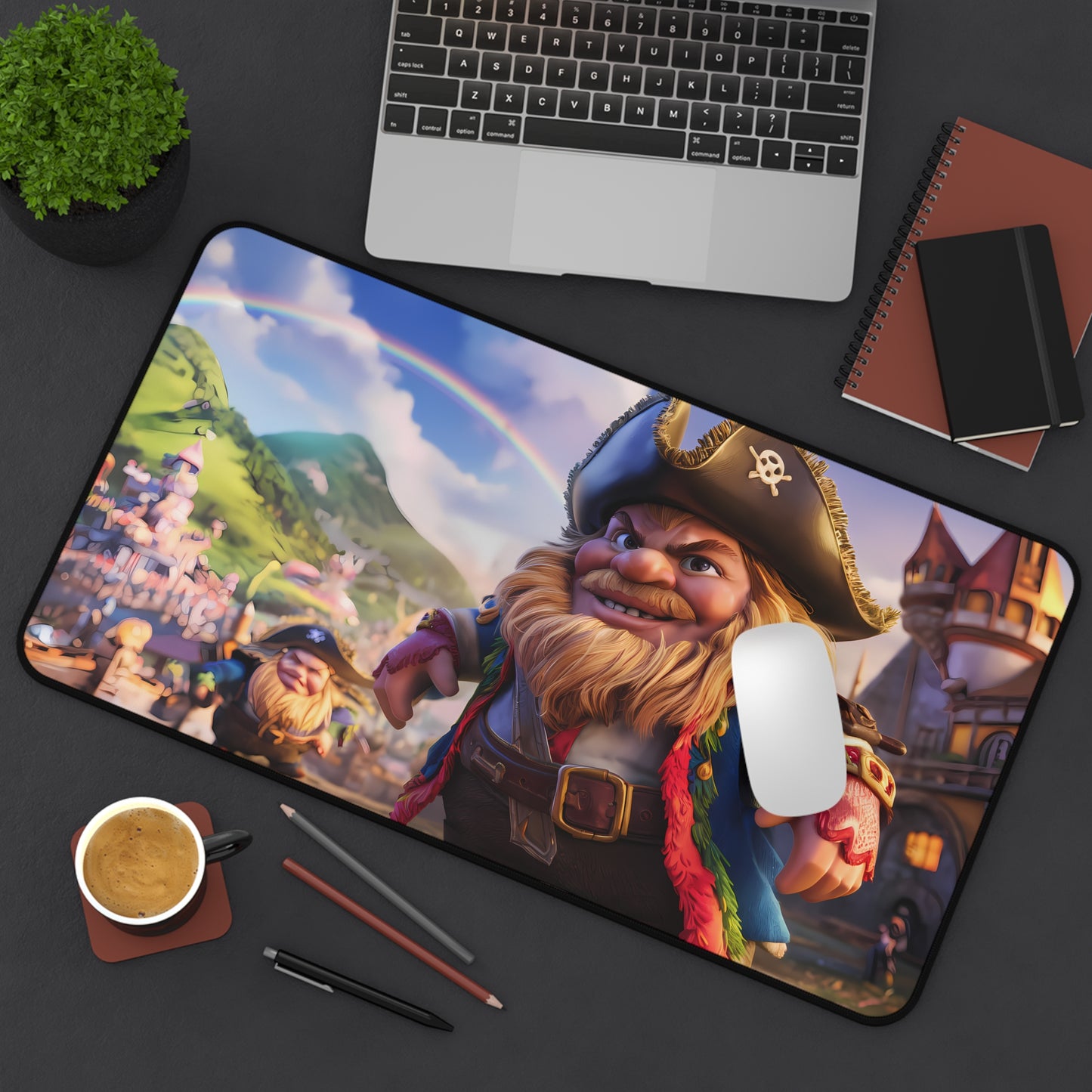 Captain of the Rainbow Keep - Desk Mat