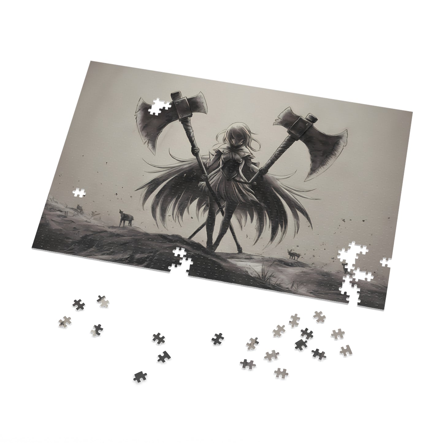 "Angel of Desolation" - Jigsaw Puzzle (30, 110, 252, 500,1000-Piece)
