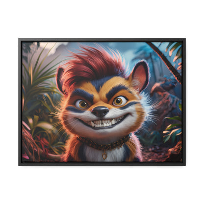 Rebel in the Jungle - Gallery Canvas Wraps, Horizontal Frame