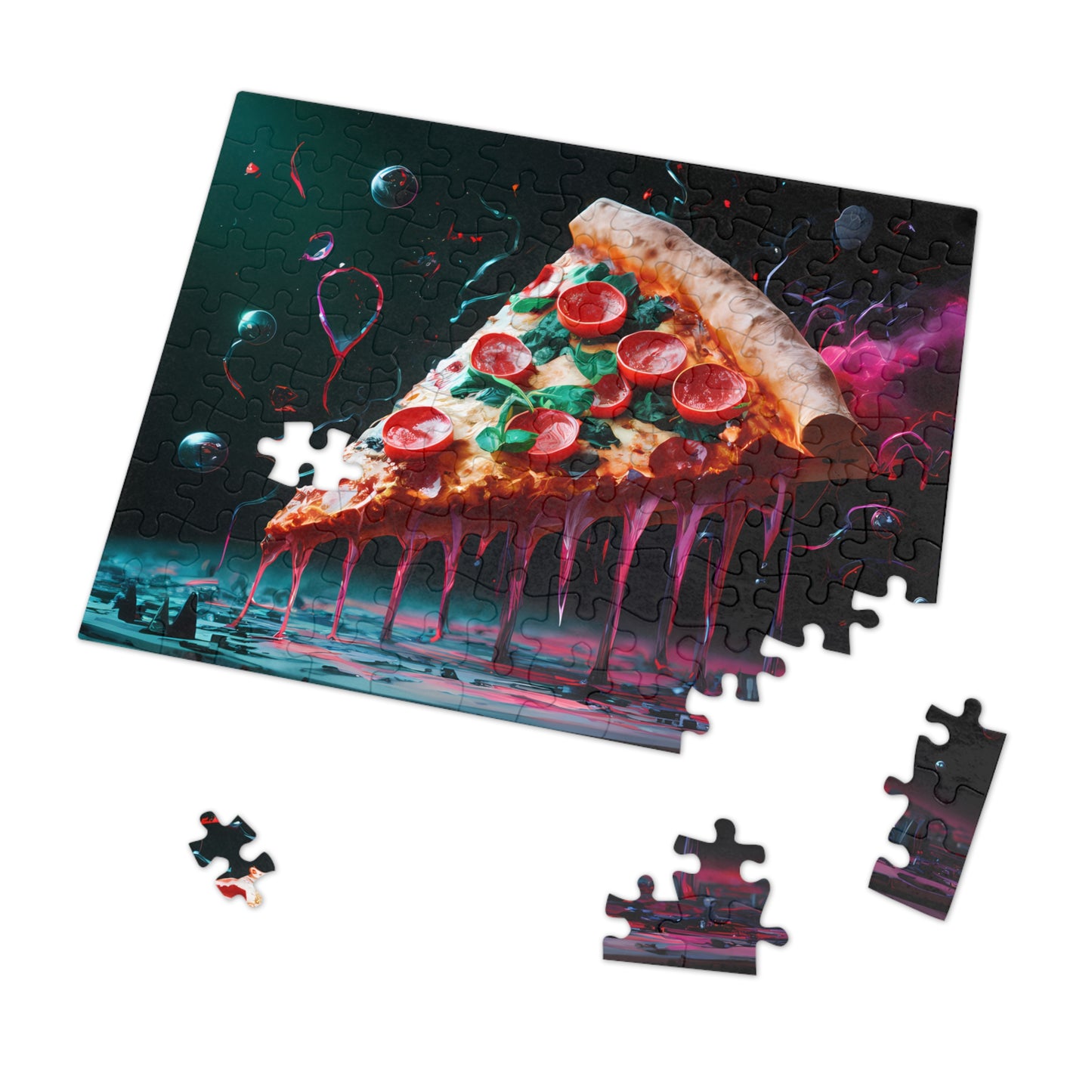 "Cosmic Pizza Slice" - Jigsaw Puzzle (30, 110, 252, 500,1000-Piece)