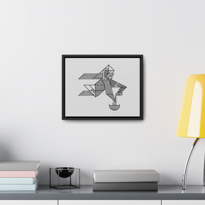 "The Water Bearer" - Gallery Canvas Wraps, Horizontal Frame