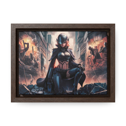 "Shadow of the Resistance" - Gallery Canvas Wraps, Horizontal Frame