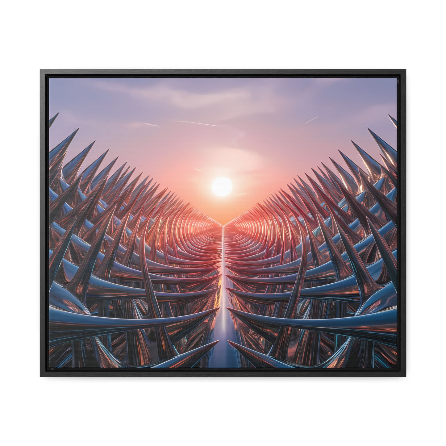Path of Thorns at Sunrise - Gallery Canvas Wraps, Horizontal Frame