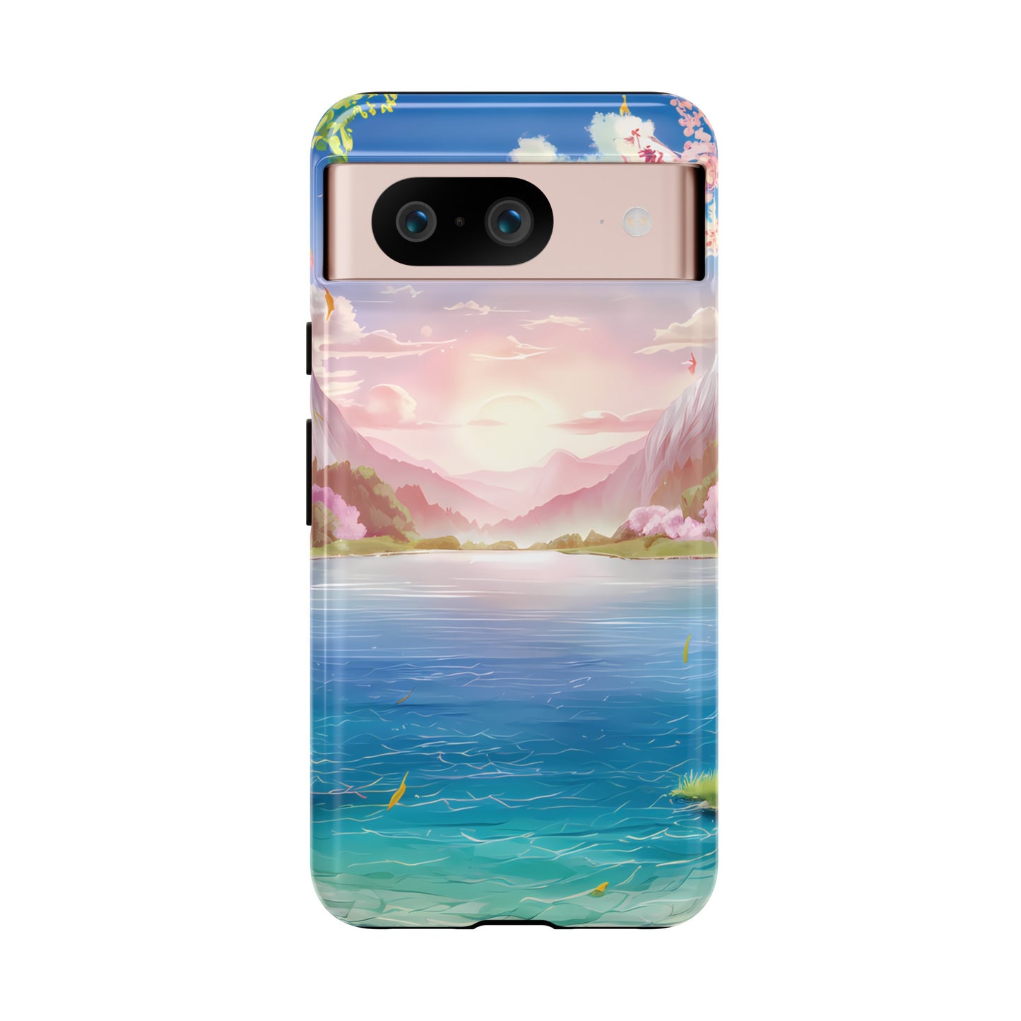 Serene Lake and Mountains - Smartphone Tough Cases