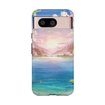 Serene Lake and Mountains - Smartphone Tough Cases