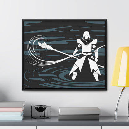 "Guardian of the Abyss" - Gallery Canvas Wraps, Horizontal Frame