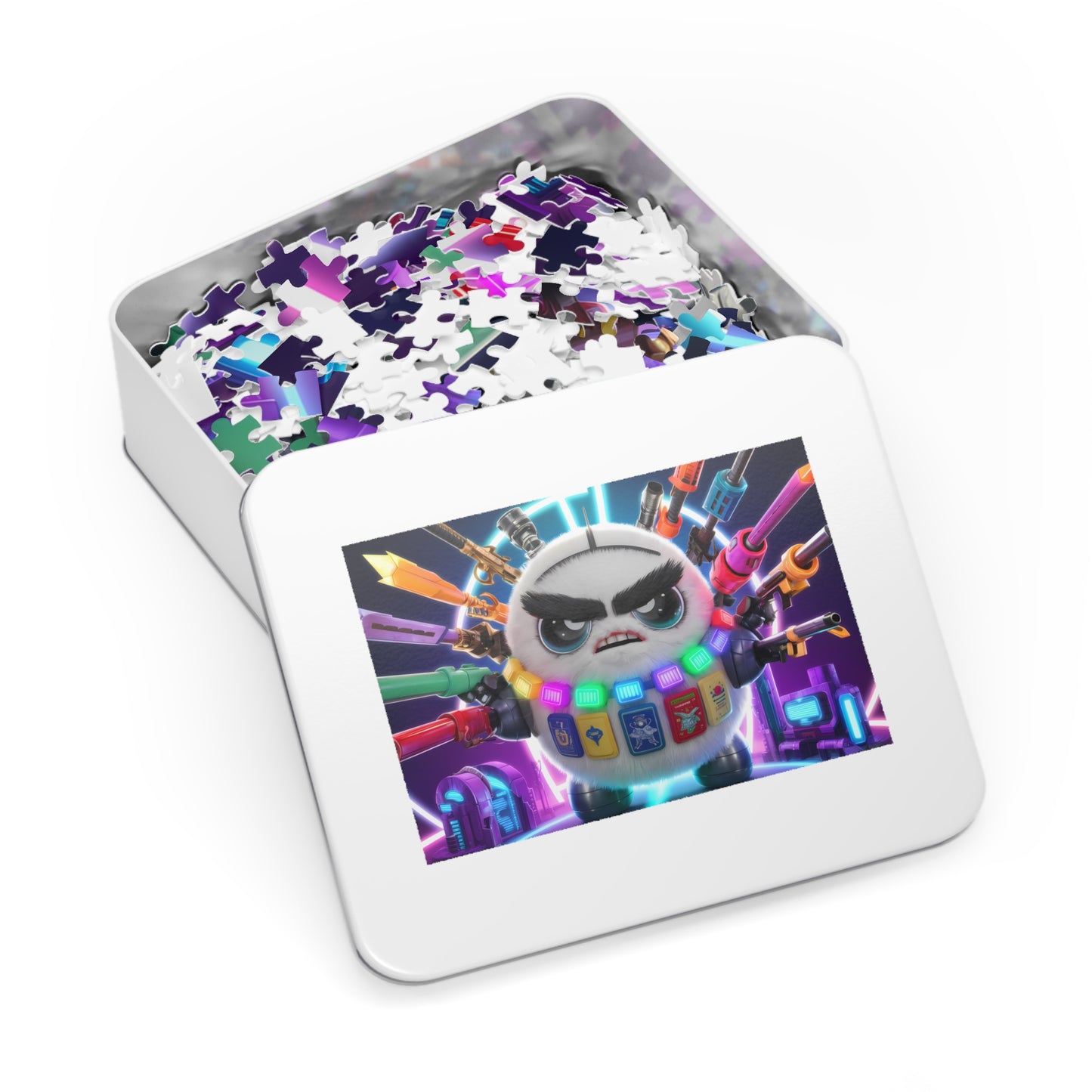 Battle-Ready Fluffbot - Jigsaw Puzzle (30, 110, 252, 500,1000-Piece)