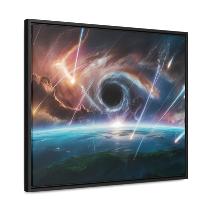 "The Eye of the Cosmic Storm" - Gallery Canvas Wraps, Horizontal Frame