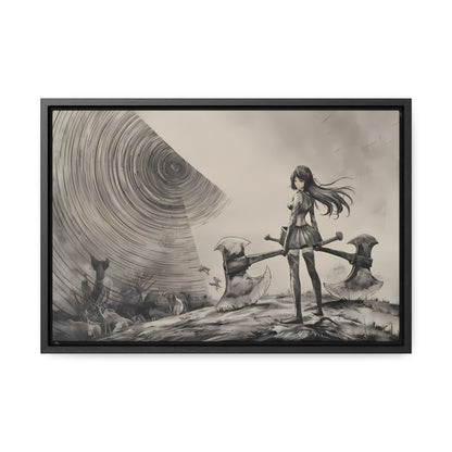 Echoes of the Abyss - Gallery Canvas Wraps, Horizontal Frame