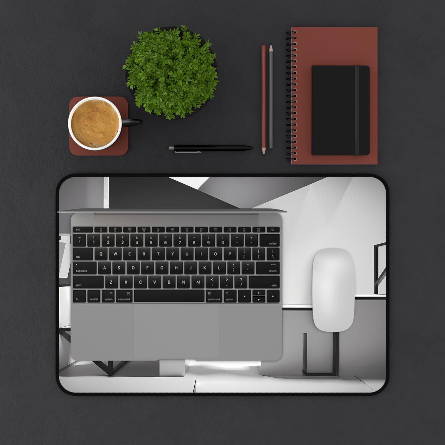 The Pyramid's Leap - Desk Mat