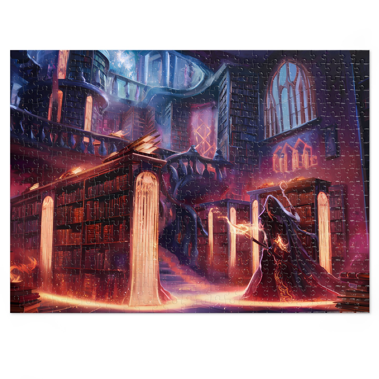 Arcane Library of the Eternal Flame - Jigsaw Puzzle (30, 110, 252, 500,1000-Piece)