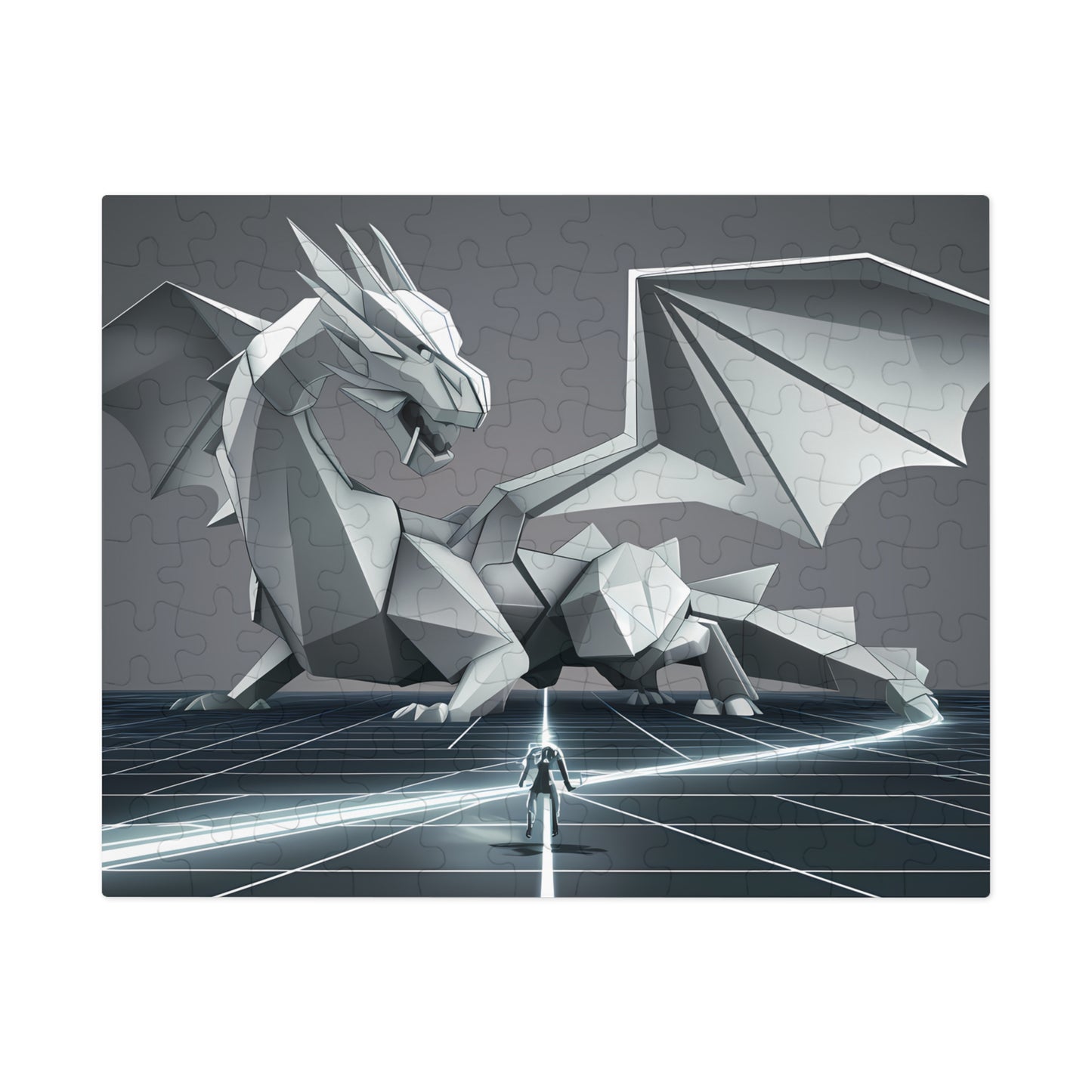 The Cyber Dragon's Challenge - Jigsaw Puzzle (30, 110, 252, 500,1000-Piece)