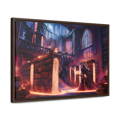 The Arcane Library of Eternal Knowledge - Gallery Canvas Wraps, Horizontal Frame