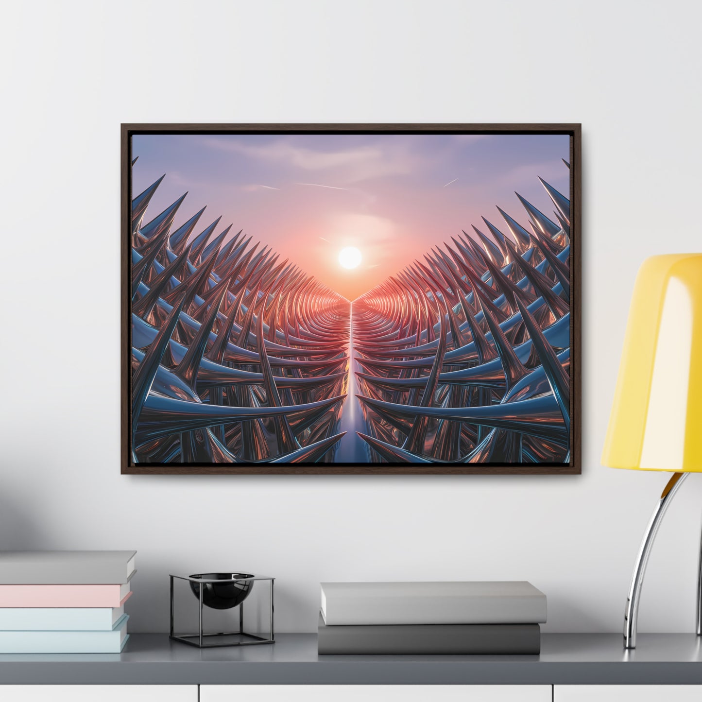 Path of Thorns at Sunrise - Gallery Canvas Wraps, Horizontal Frame