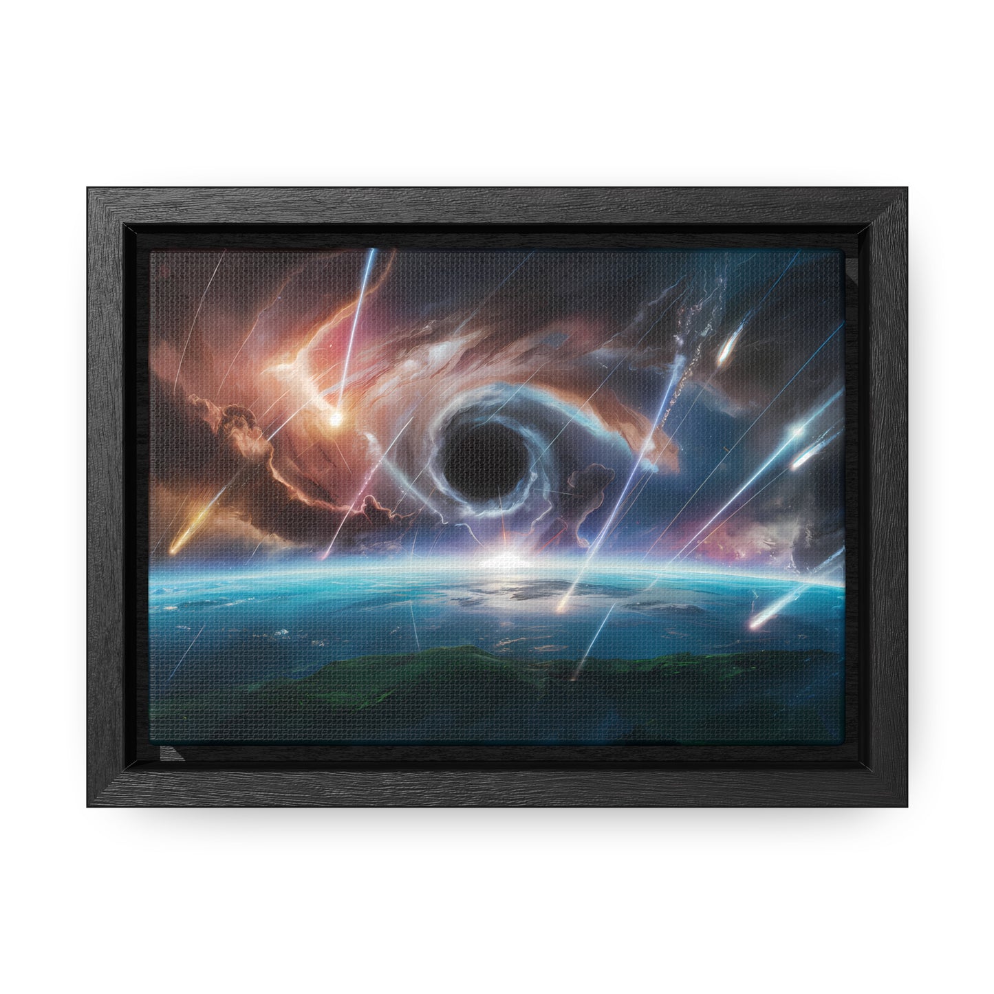 "The Eye of the Cosmic Storm" - Gallery Canvas Wraps, Horizontal Frame