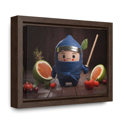 Ninja Fruit Guardian - Gallery Canvas Wraps, Horizontal Frame