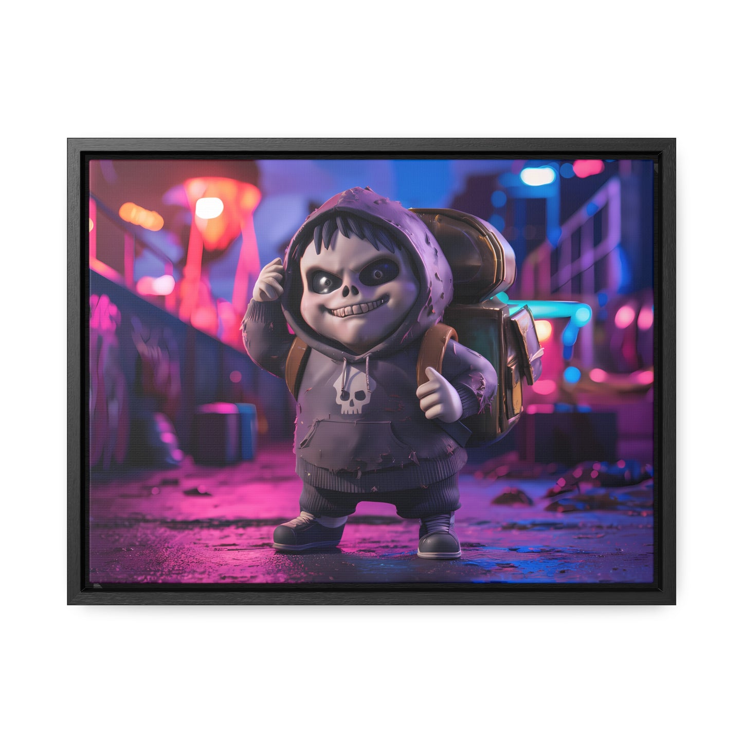Midnight Mischief - Gallery Canvas Wraps, Horizontal Frame