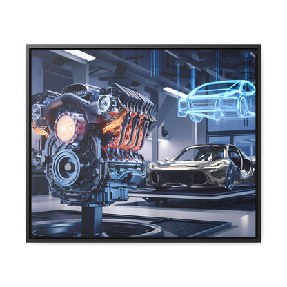 "Cutting-Edge Automotive Engineering" - Gallery Canvas Wraps, Horizontal Frame