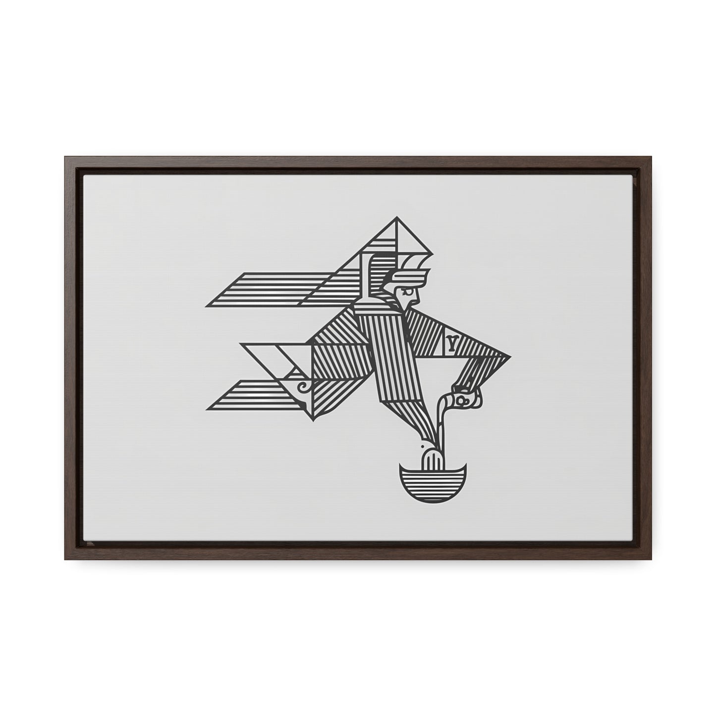 "The Water Bearer" - Gallery Canvas Wraps, Horizontal Frame