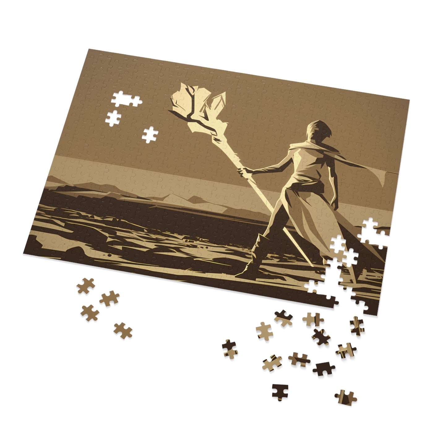 Wanderer of the Desert Twilight - Jigsaw Puzzle (30, 110, 252, 500,1000-Piece)