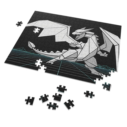 Origami Cyber Dragon - Jigsaw Puzzle (30, 110, 252, 500,1000-Piece)
