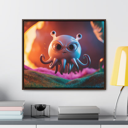 Wrath of the Alien Cephalopod - Gallery Canvas Wraps, Horizontal Frame