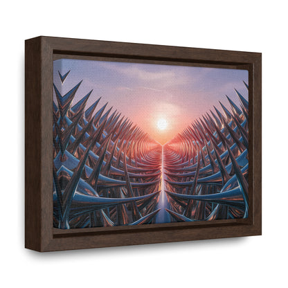Path of Thorns at Sunrise - Gallery Canvas Wraps, Horizontal Frame