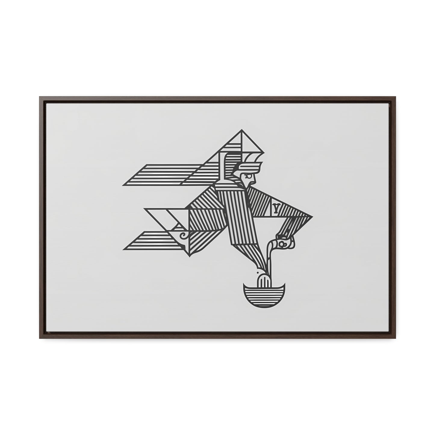 "The Water Bearer" - Gallery Canvas Wraps, Horizontal Frame