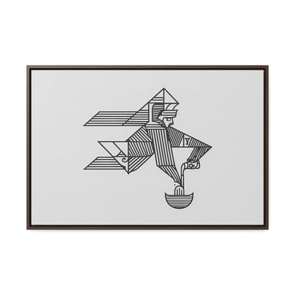 "The Water Bearer" - Gallery Canvas Wraps, Horizontal Frame