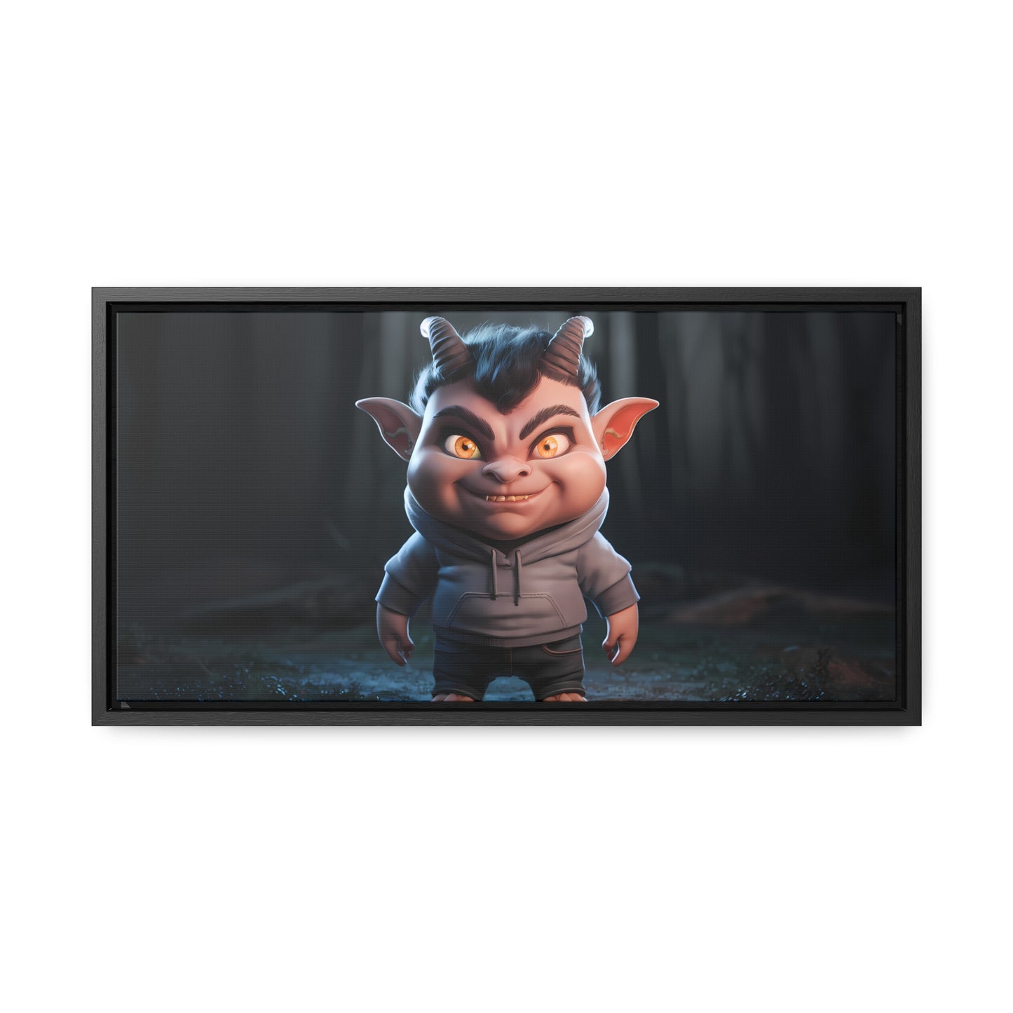 "Forest Mischief" - Gallery Canvas Wraps, Horizontal Frame