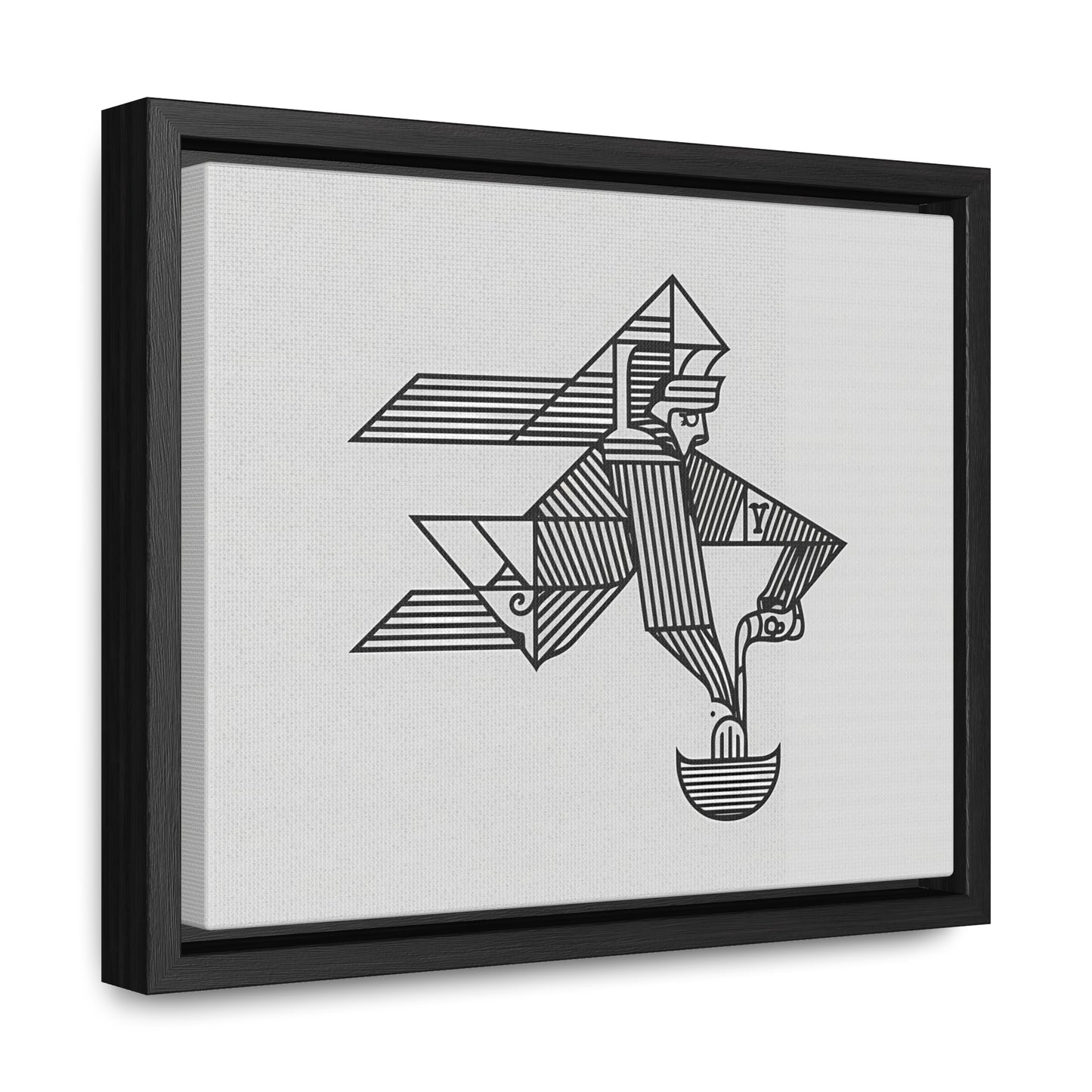 "The Water Bearer" - Gallery Canvas Wraps, Horizontal Frame