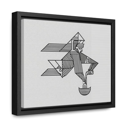 "The Water Bearer" - Gallery Canvas Wraps, Horizontal Frame