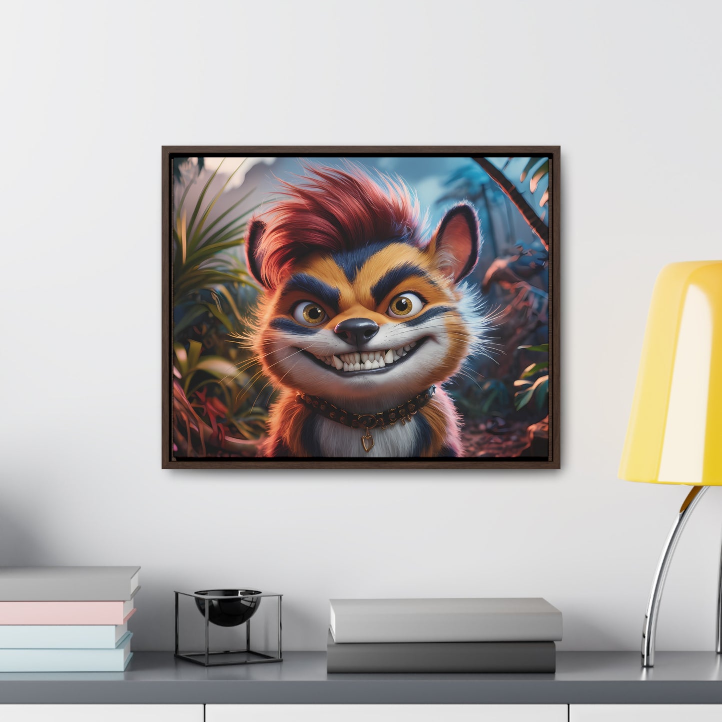 Rebel in the Jungle - Gallery Canvas Wraps, Horizontal Frame